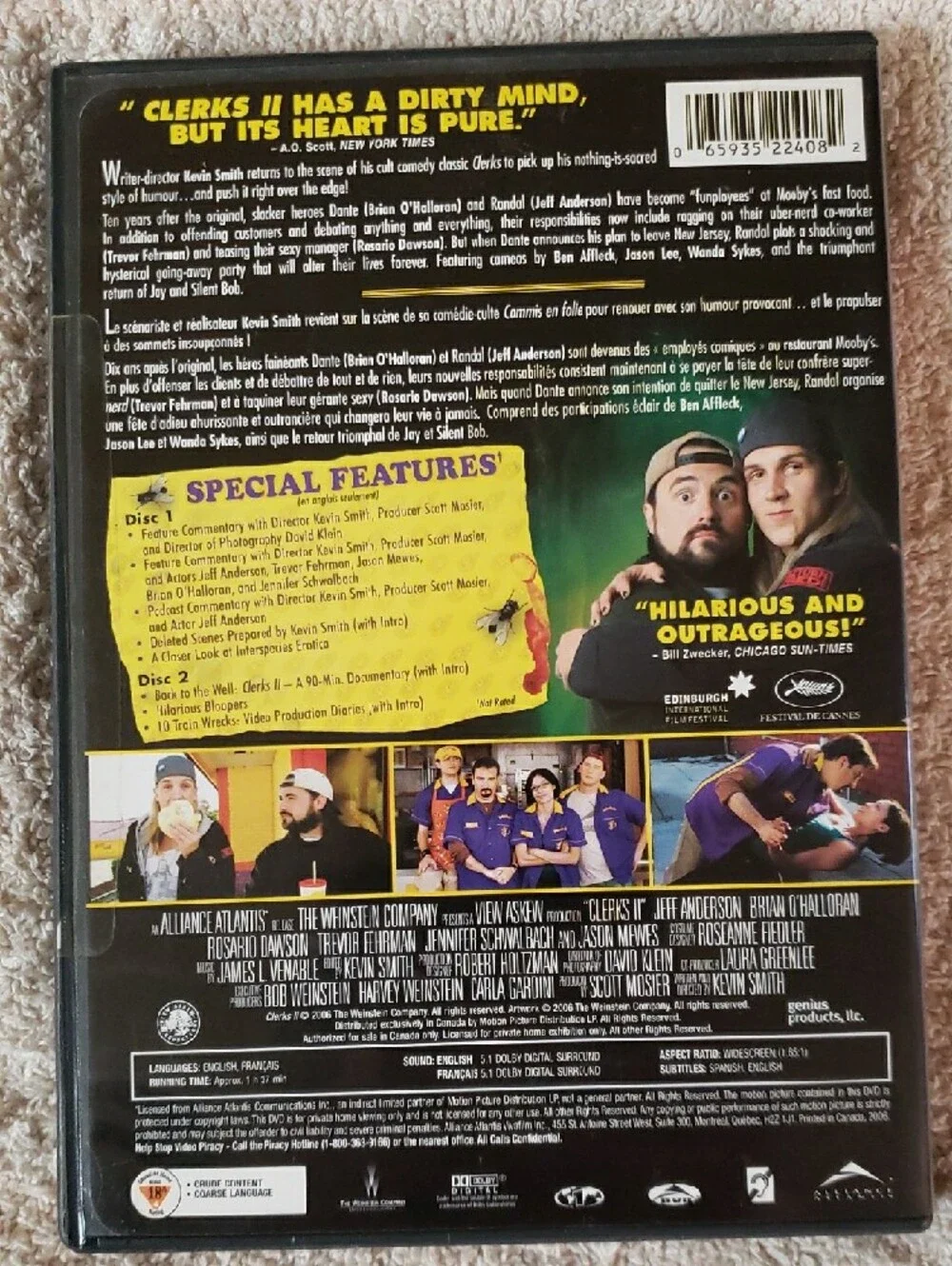 Clerks II (2-Disc Widescreen Edition) - Black/Red Cover - Picture 2 of 6